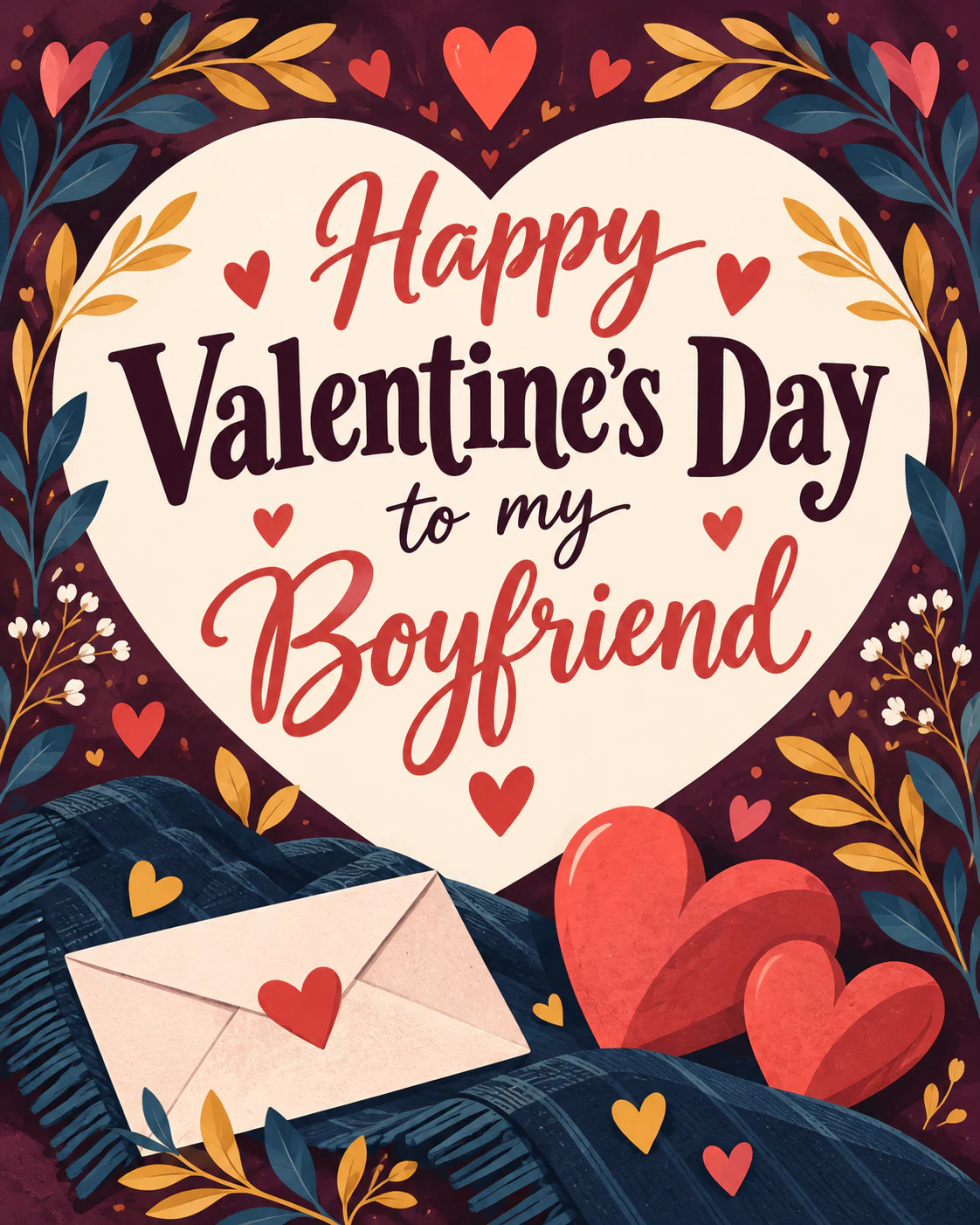 Valentines day ecard for boyfriend