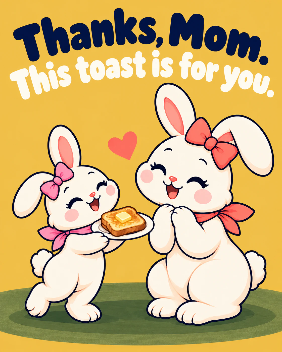 Thanks, Mom. This toast is for you.
