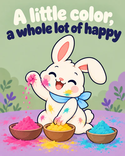 A little color, a whole lot of happy