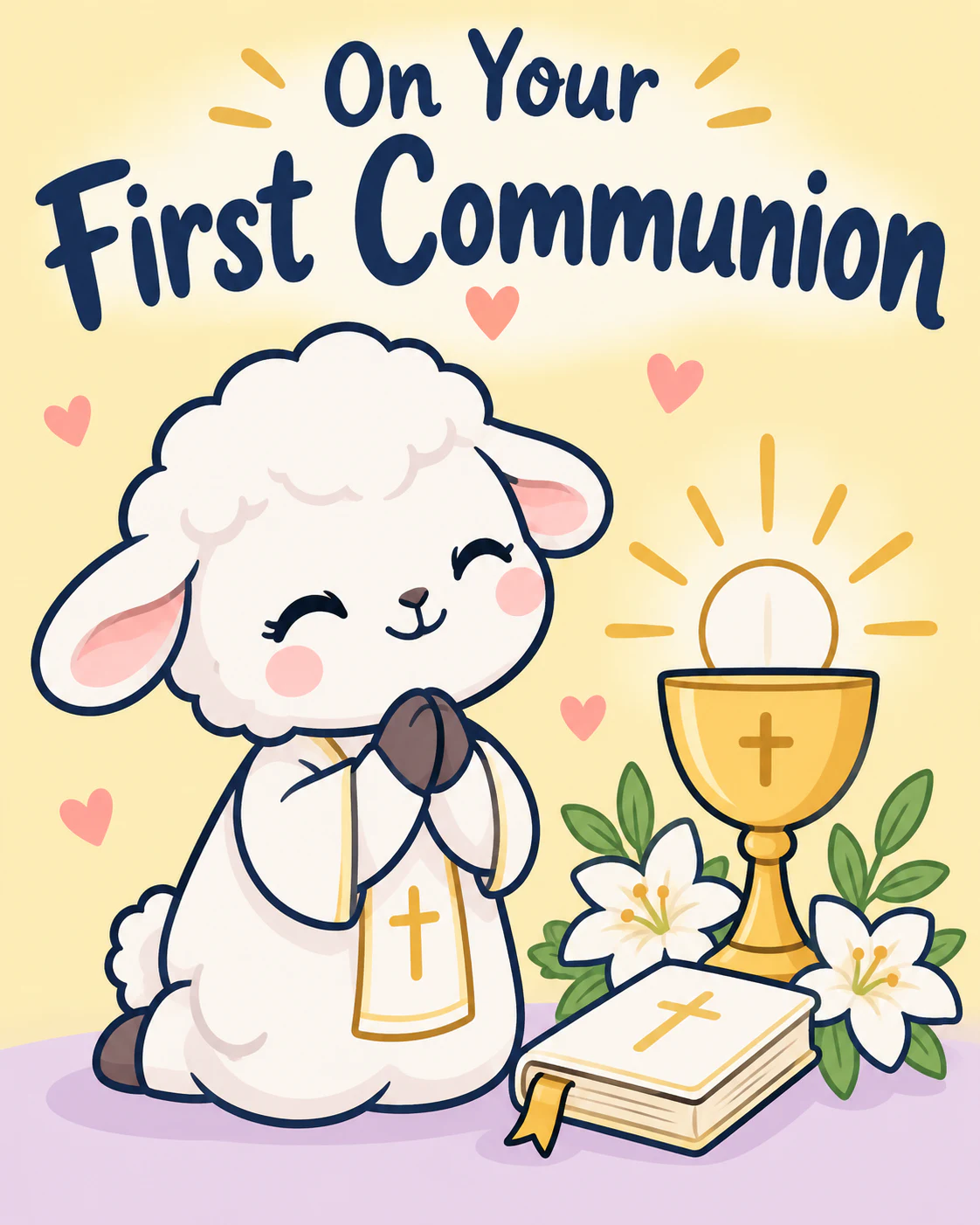First Communion ecard