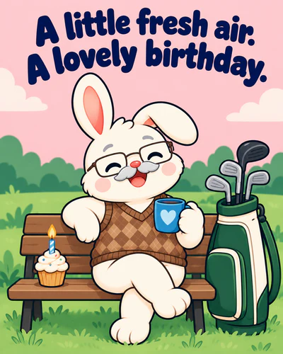 A little fresh air. A lovely birthday.