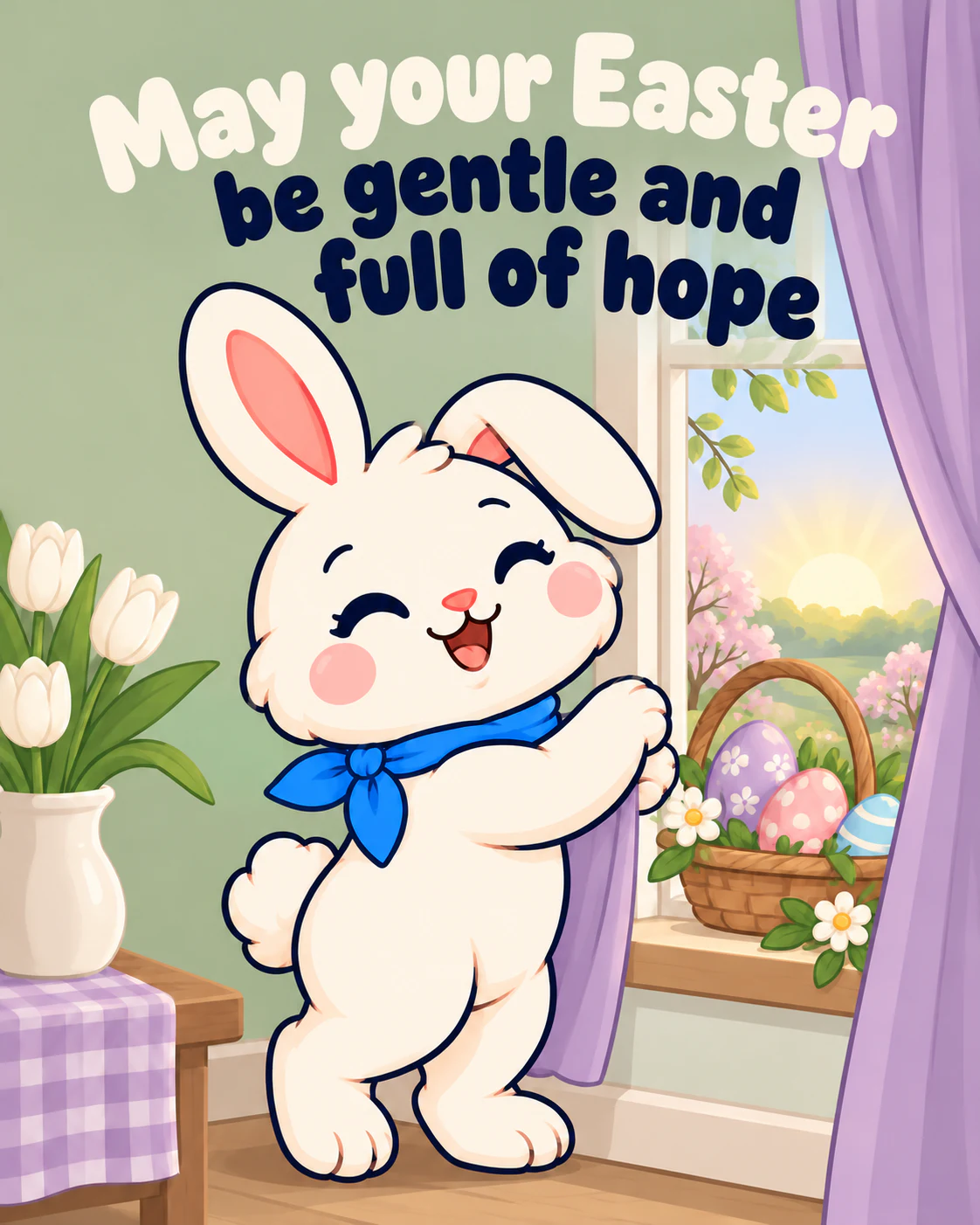 May your Easter be gentle and full of hope