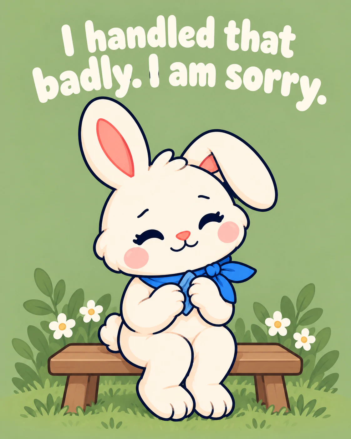 I handled that badly. I am sorry.