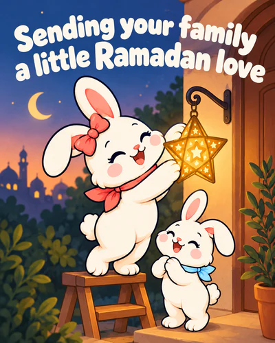 Sending your family a little Ramadan love