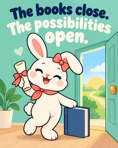 The books close. The possibilities open.