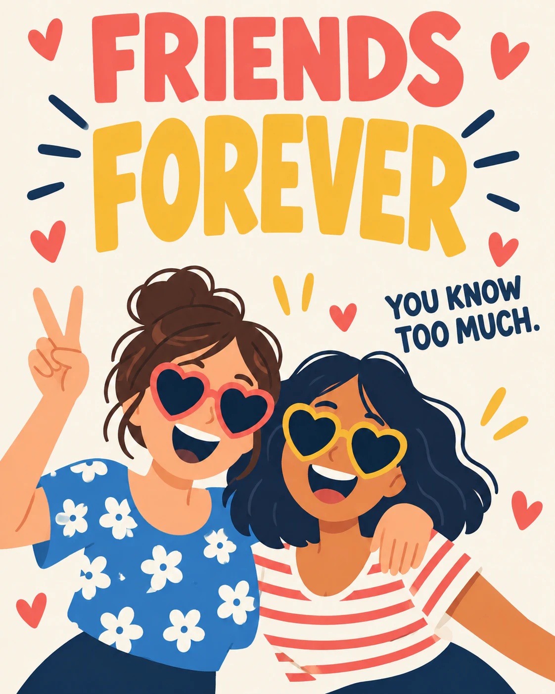 Funny friendship ecard