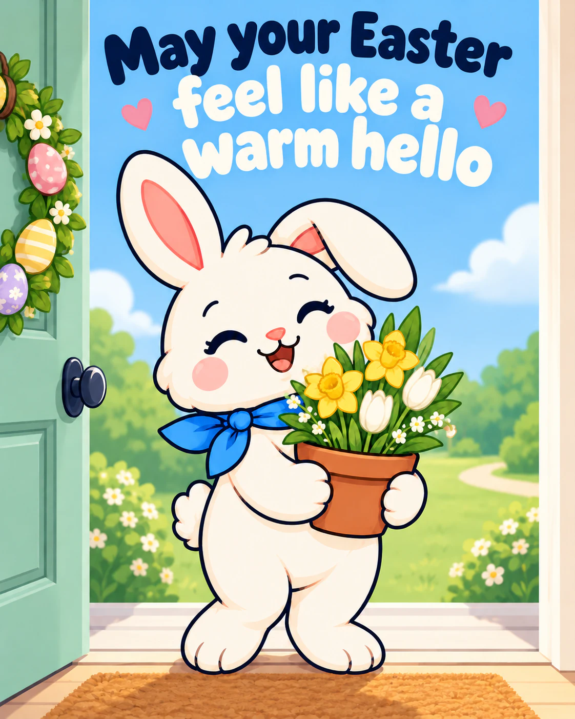 May your Easter feel like a warm hello