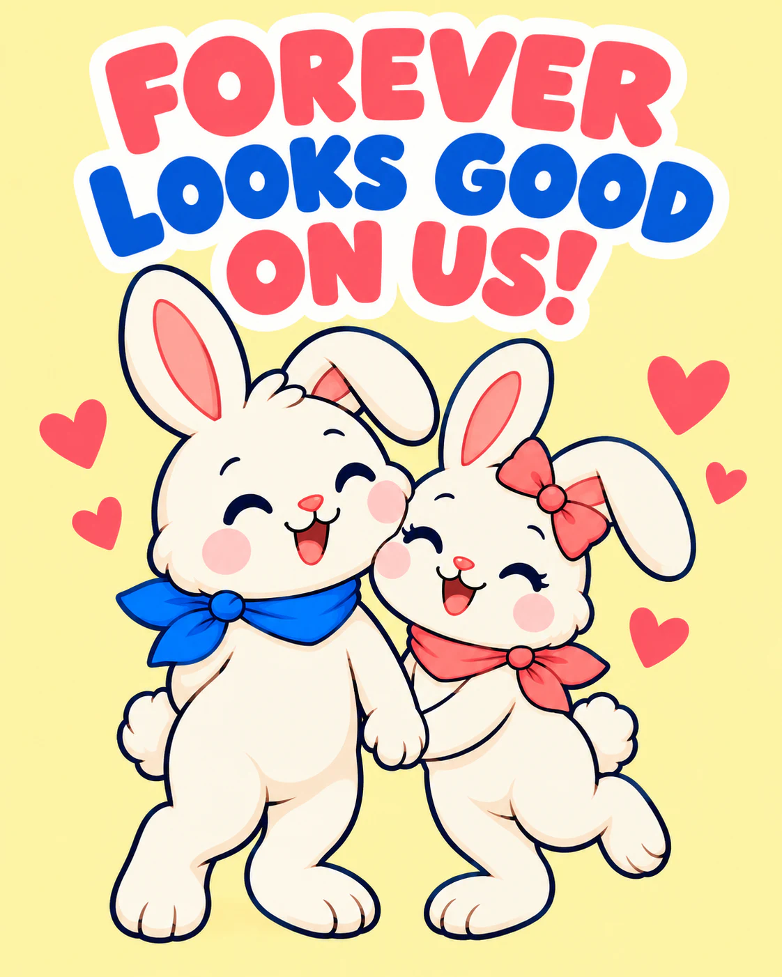 FOREVER LOOKS GOOD ON US!