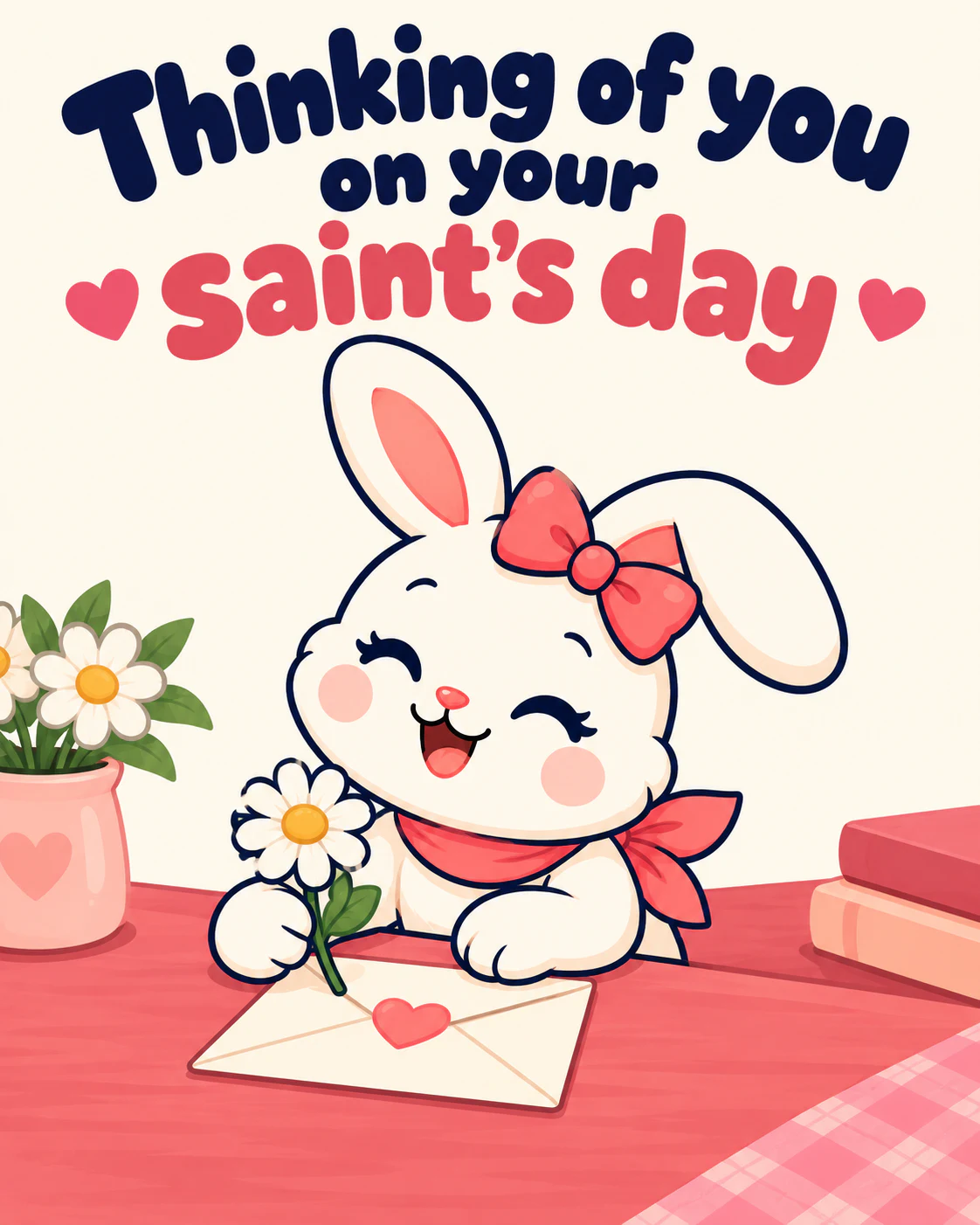Thinking of you on your saint's day