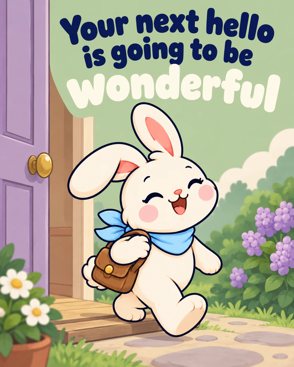 Your next hello is going to be wonderful