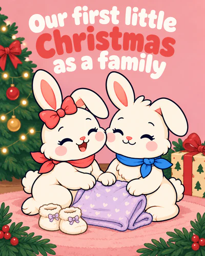 Our first little Christmas as a family