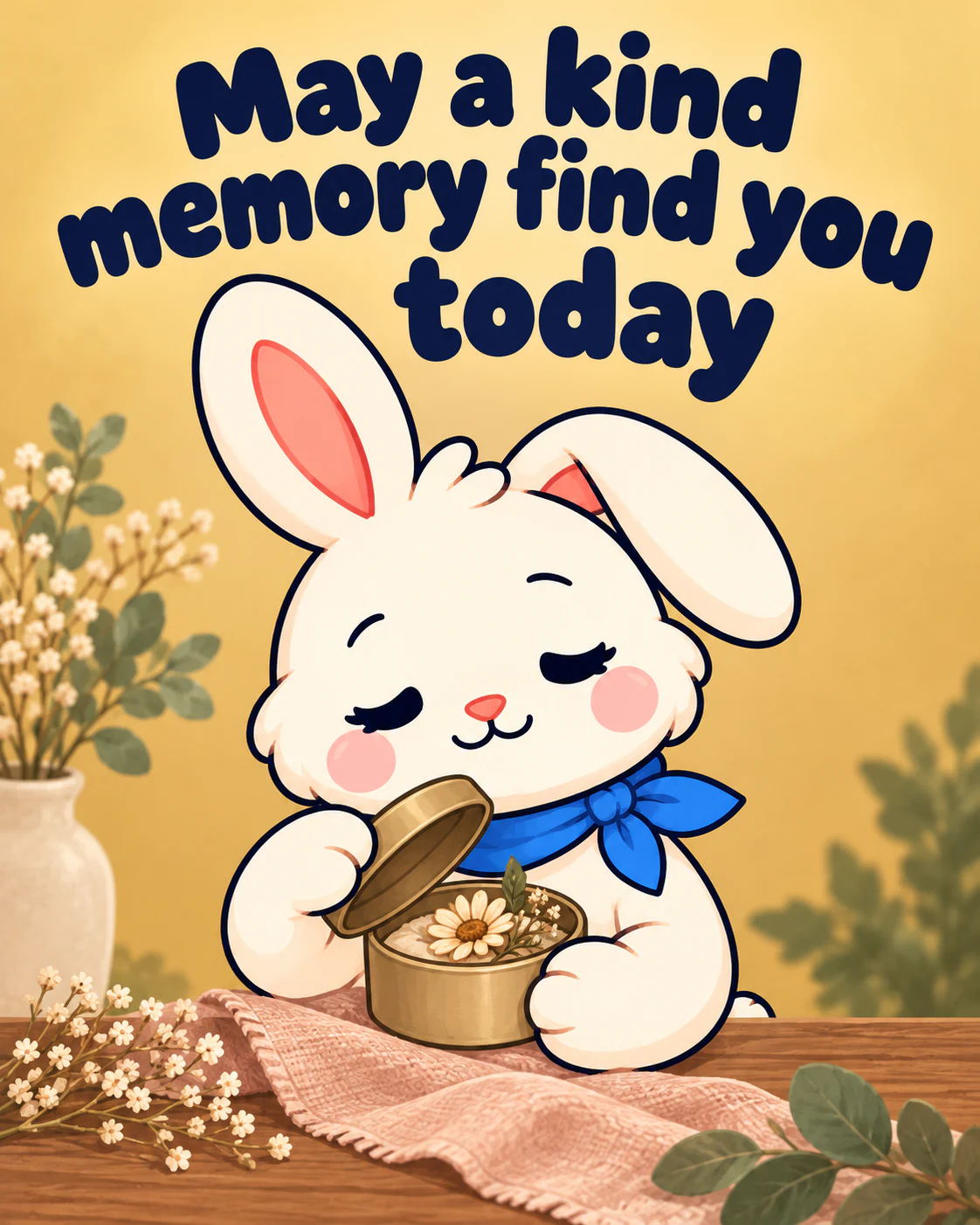 May a kind memory find you today