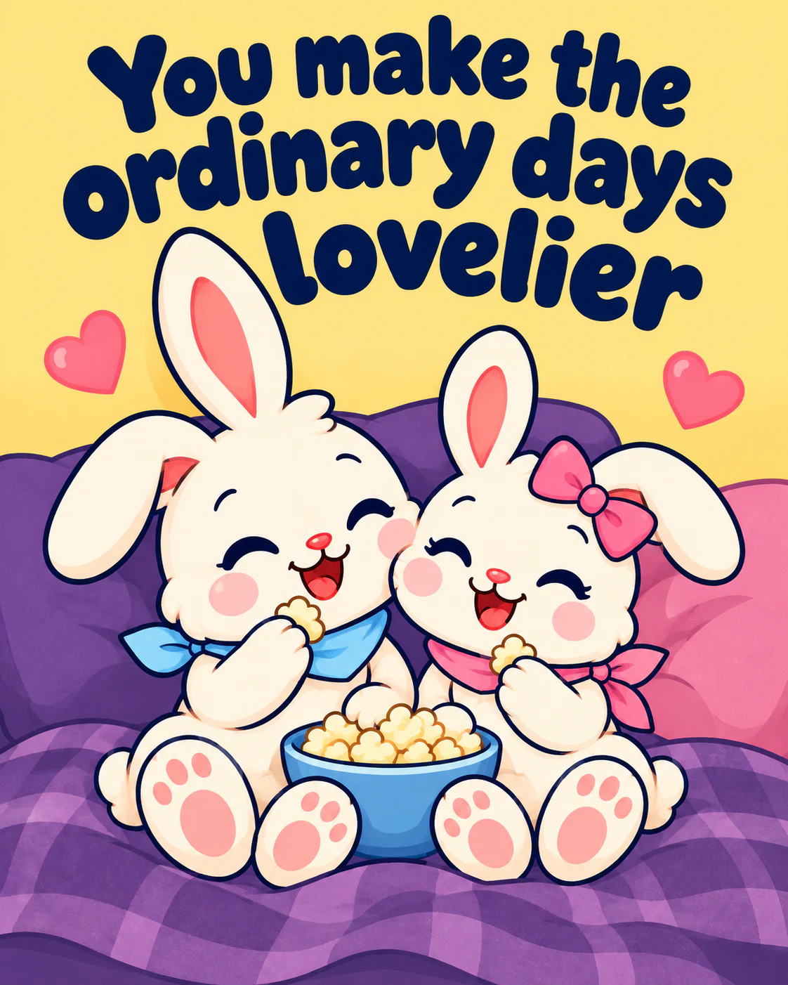 You make the ordinary days lovelier