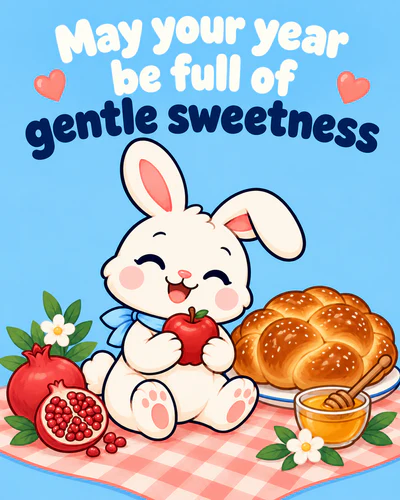 May your year be full of gentle sweetness
