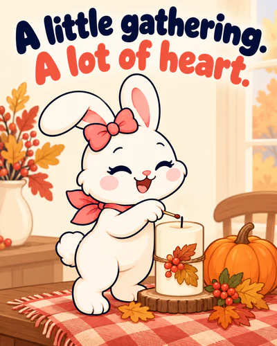 A little gathering. A lot of heart.