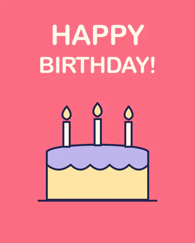 Happy birthday! — Bold Symbol & Type