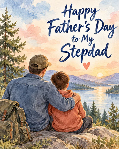Fathers day ecard for stepdad