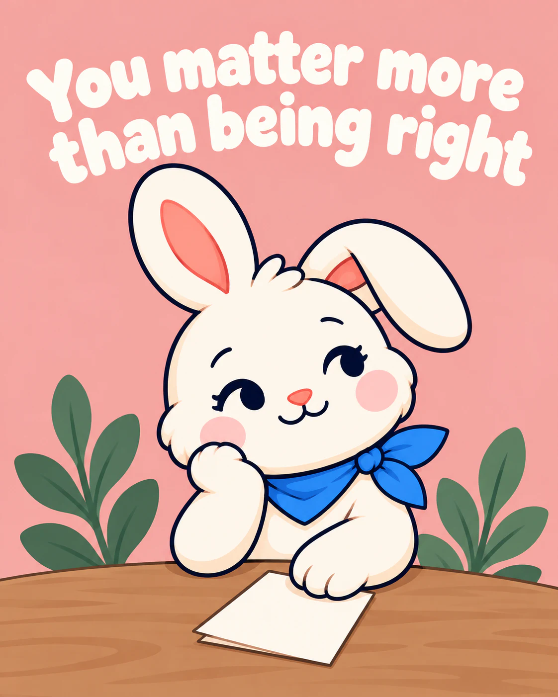 You matter more than being right