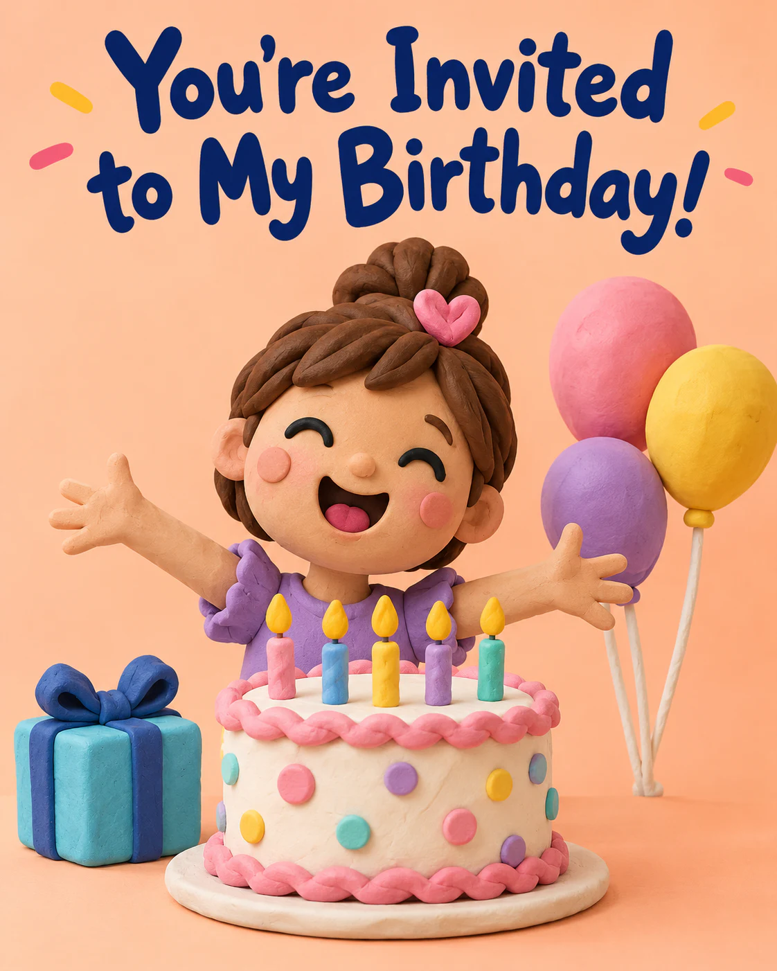 Birthday invitation ecard