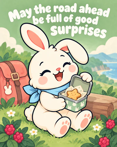 May the road ahead be full of good surprises