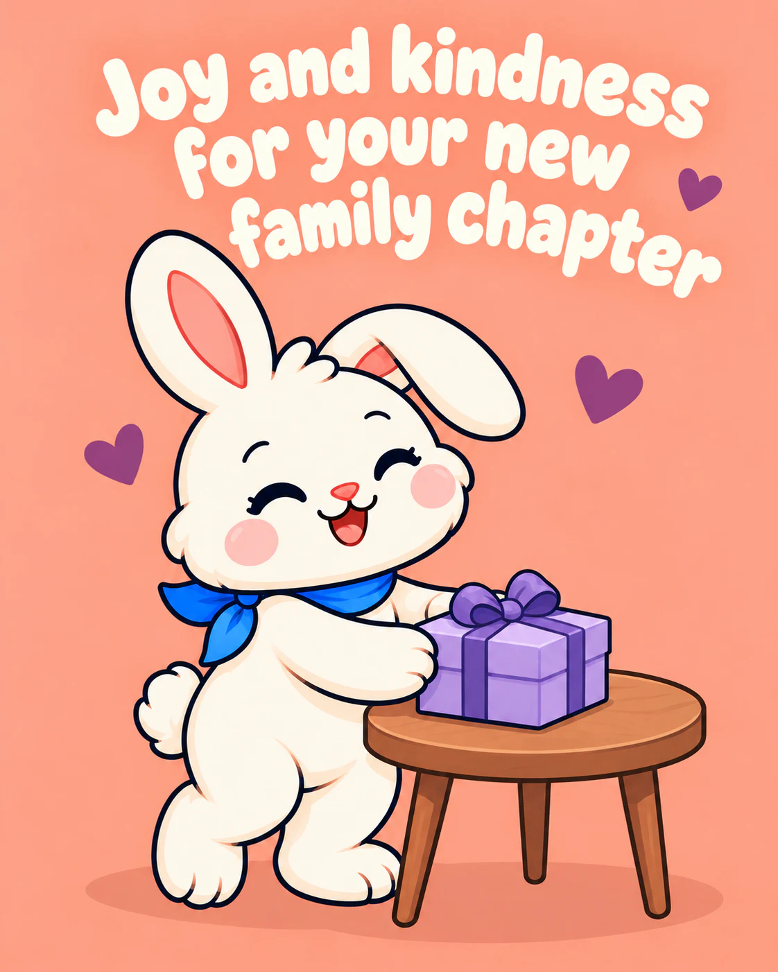 Joy and kindness for your new family chapter