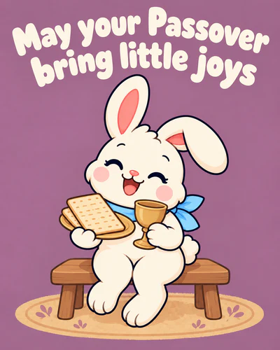 May your Passover bring little joys