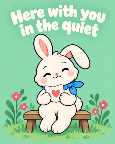 Here with you in the quiet