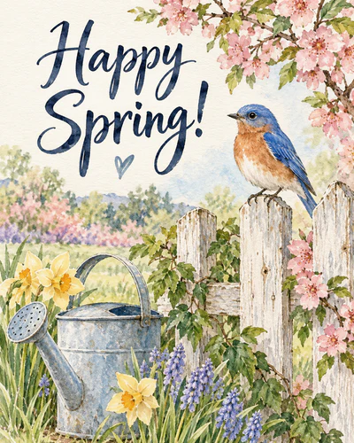 Spring ecard