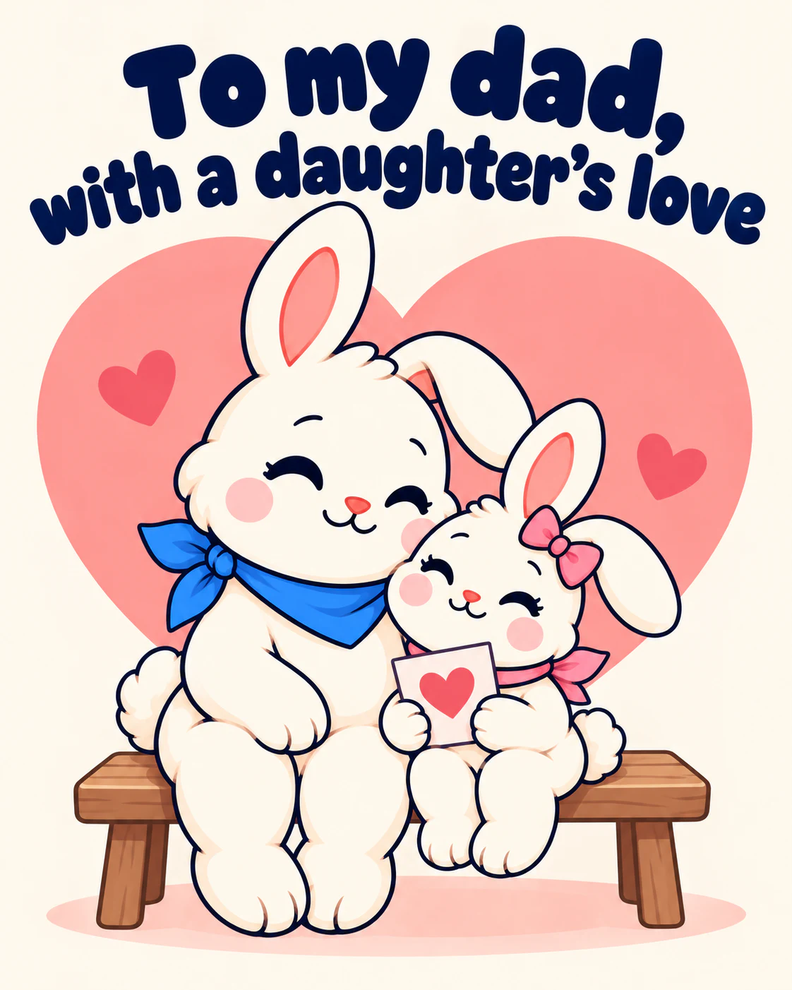 To my dad, with a daughter's love