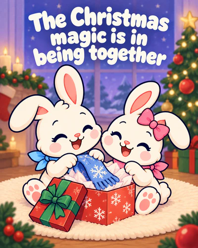 The Christmas magic is in being together