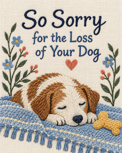 Dog loss ecard