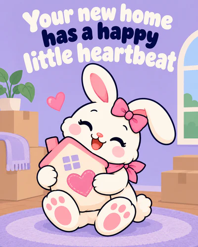 Your new home has a happy little heartbeat