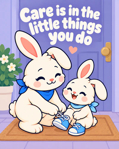 Care is in the little things you do