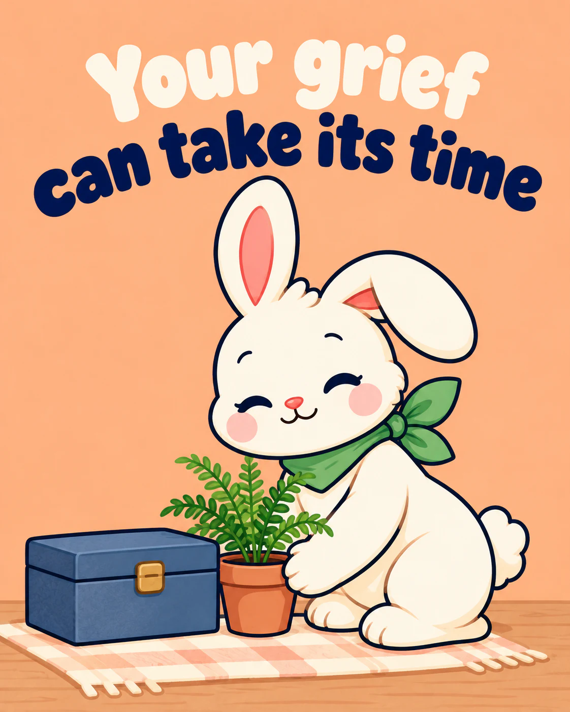Your grief can take its time