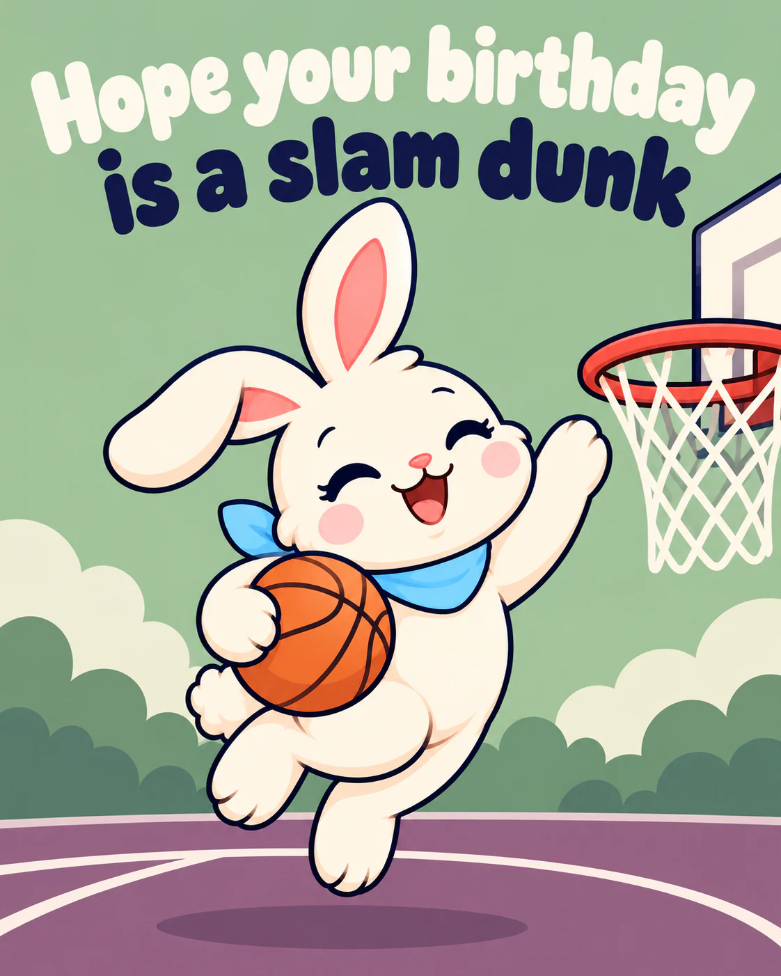 Hope your birthday is a slam dunk