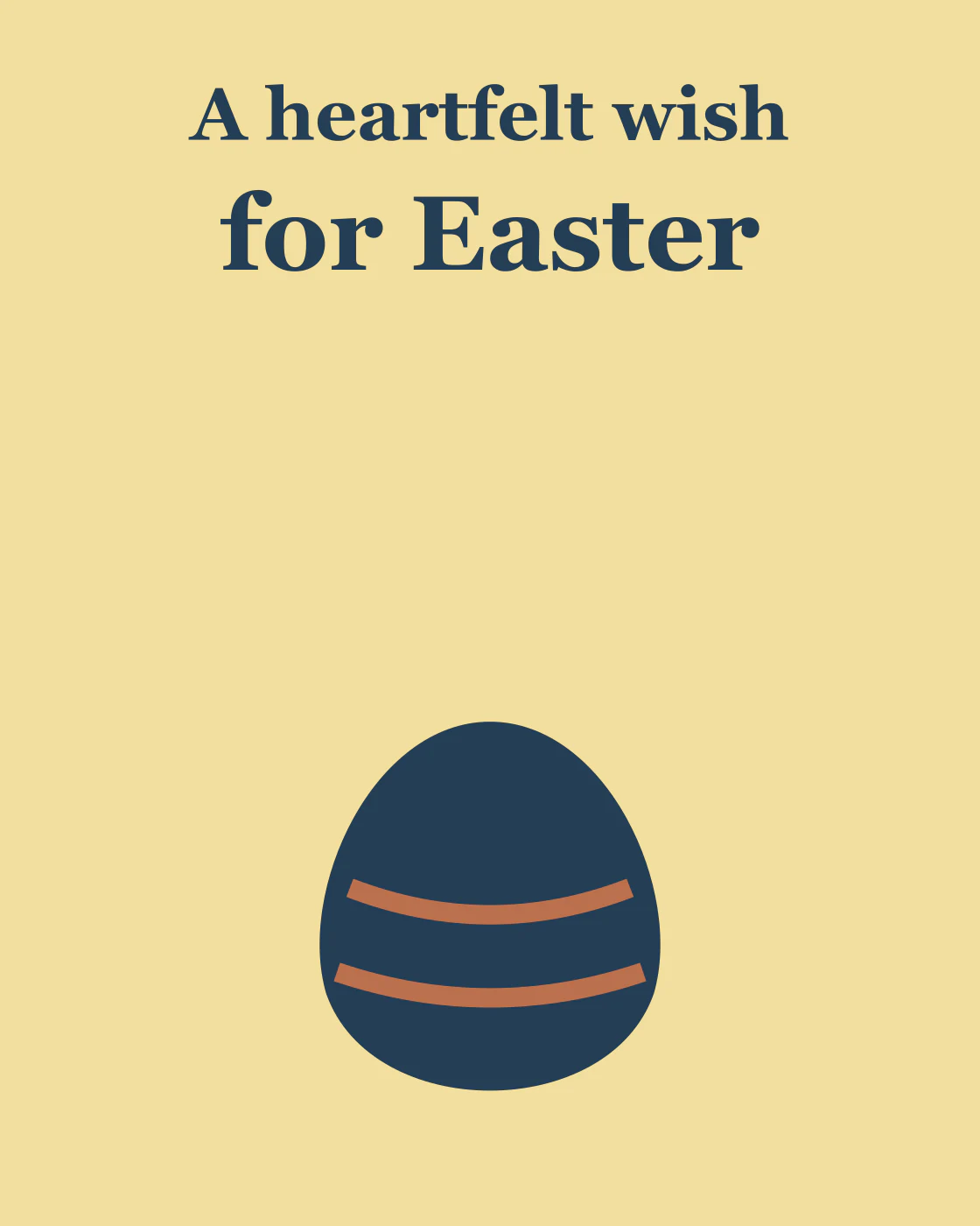 A heartfelt wish for Easter