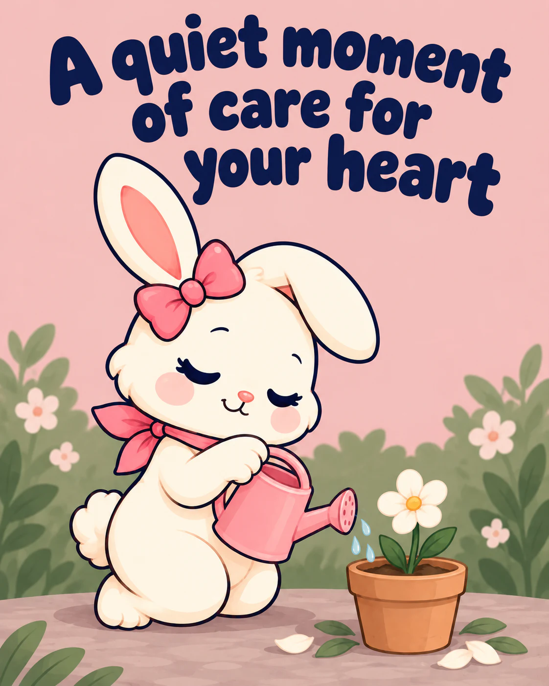 A quiet moment of care for your heart