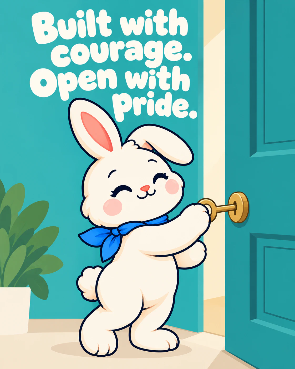 Built with courage. Open with pride.