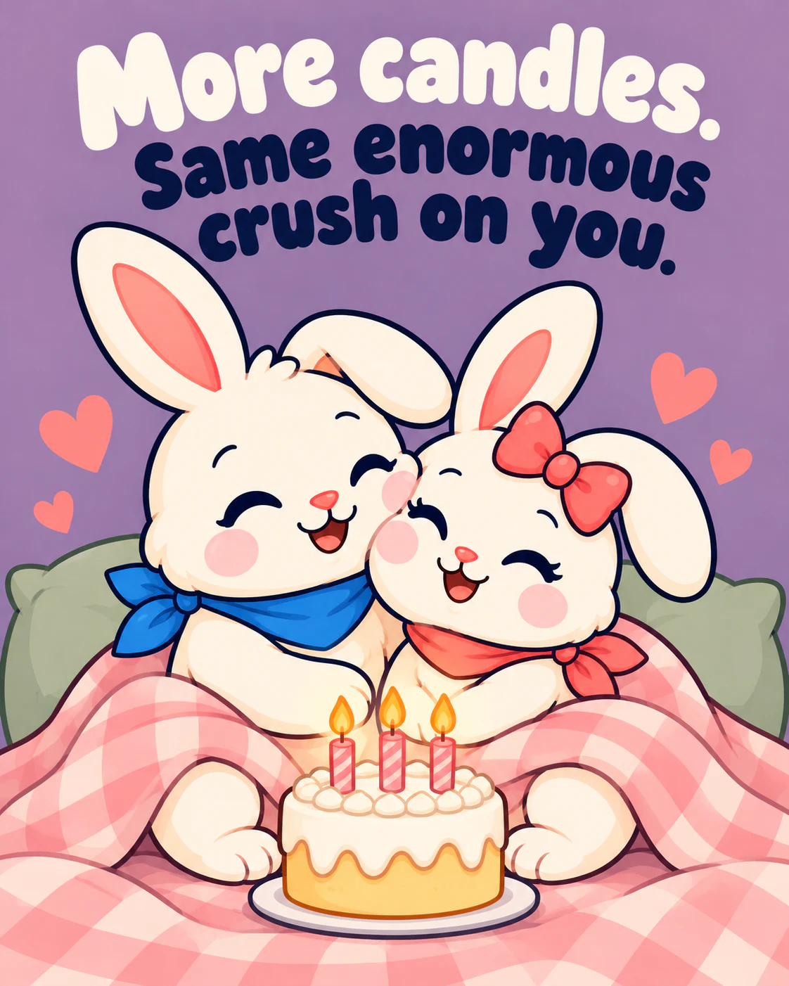 More candles. Same enormous crush on you.
