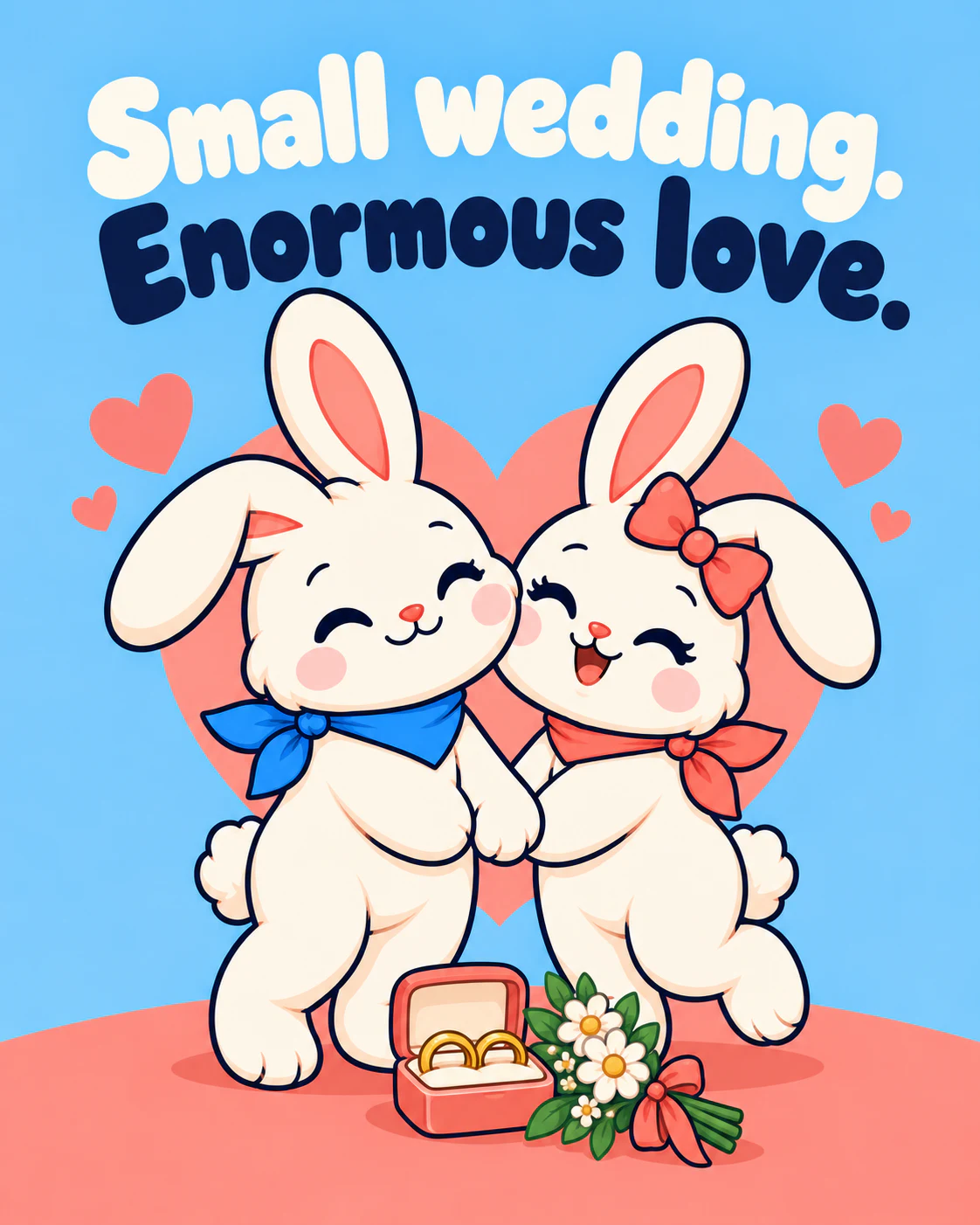 Small wedding. Enormous love.