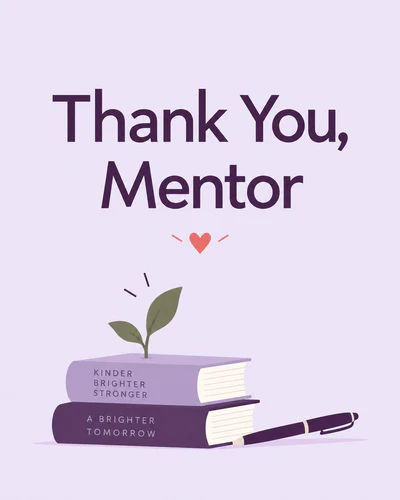 Thank you ecard for mentor