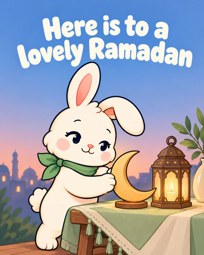 Here is to a lovely Ramadan