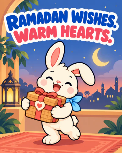 RAMADAN WISHES. WARM HEARTS.