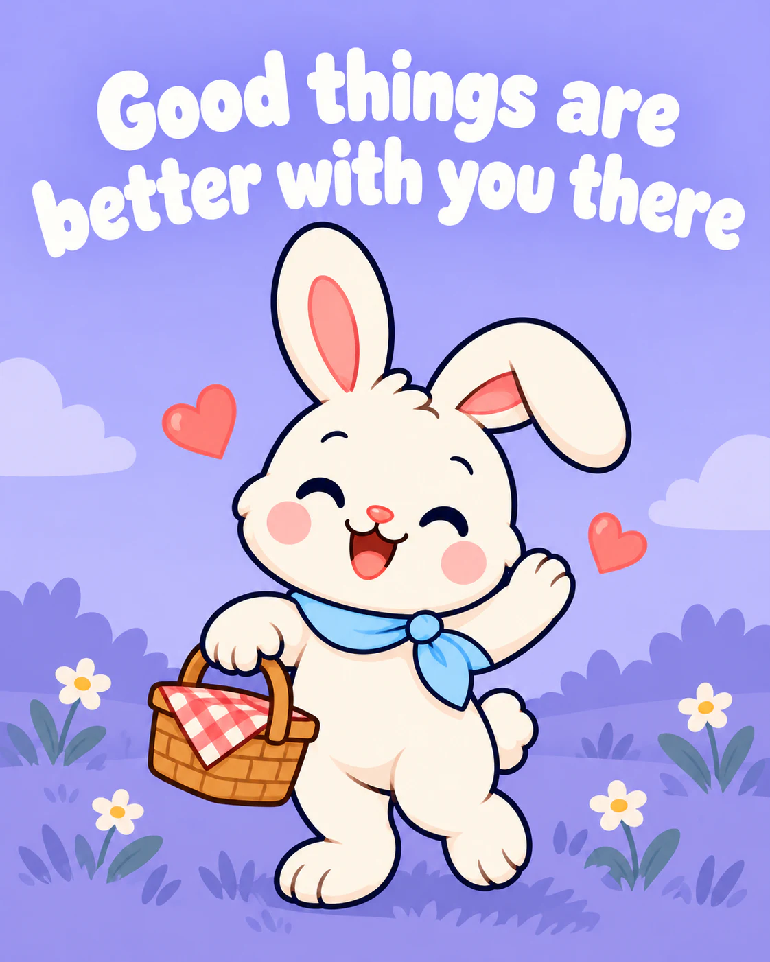 Good things are better with you there