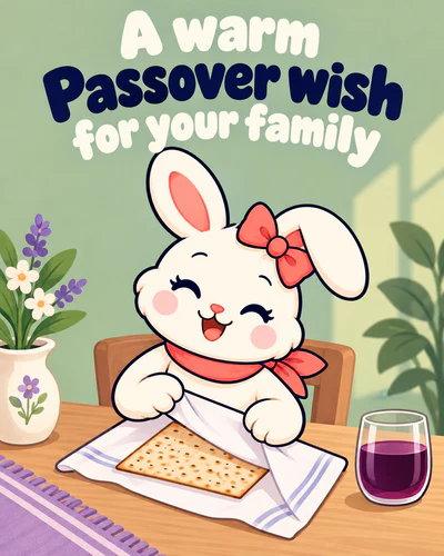 A warm Passover wish for your family