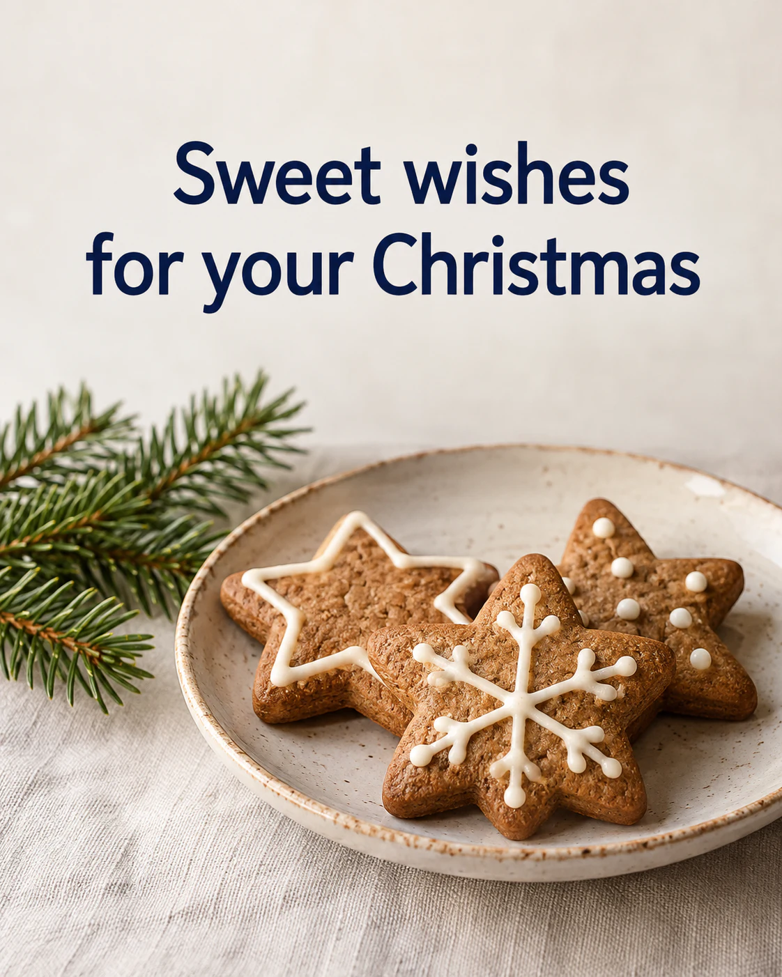 Sweet wishes for your Christmas