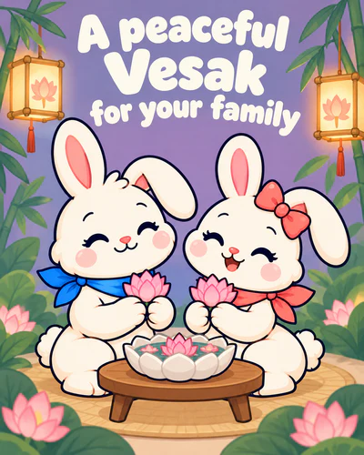 A peaceful Vesak for your family