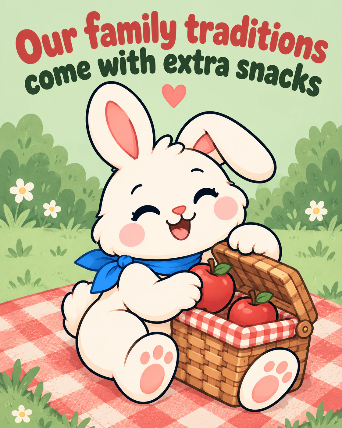 Our family traditions come with extra snacks