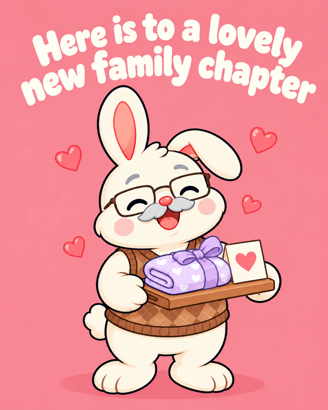Here is to a lovely new family chapter