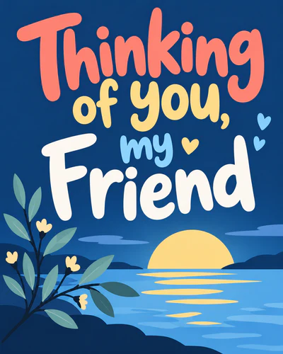 Loss of friend ecard